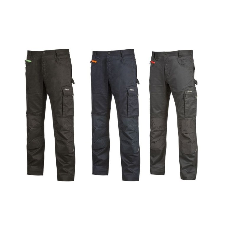 Pantalon de Travail Multipoches U-Power Rock...
