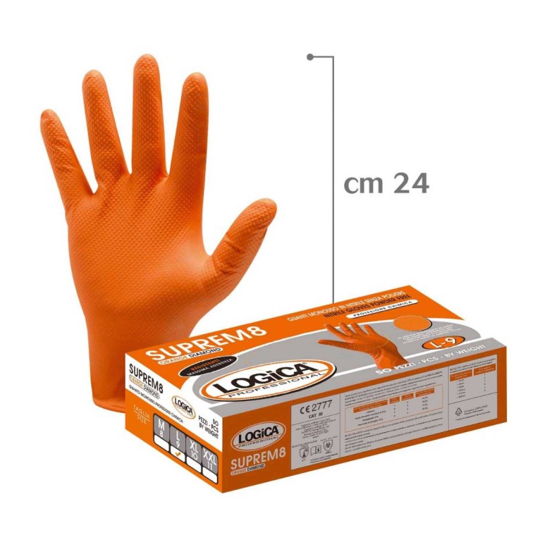 Gants de travail en Nitrile Logica SUPREM8 -...