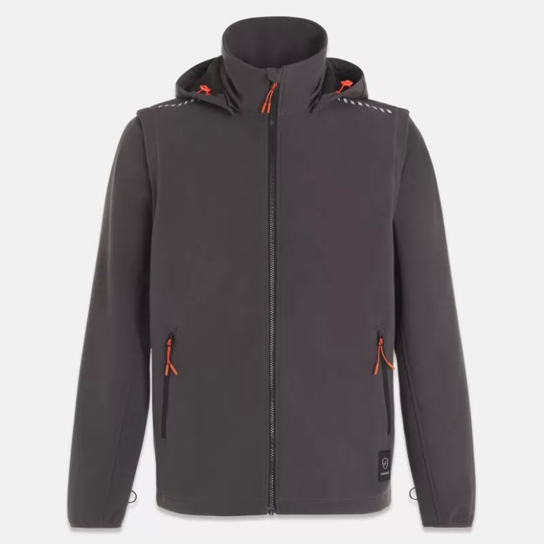 Veste de travail multipoches Softshell stretch...