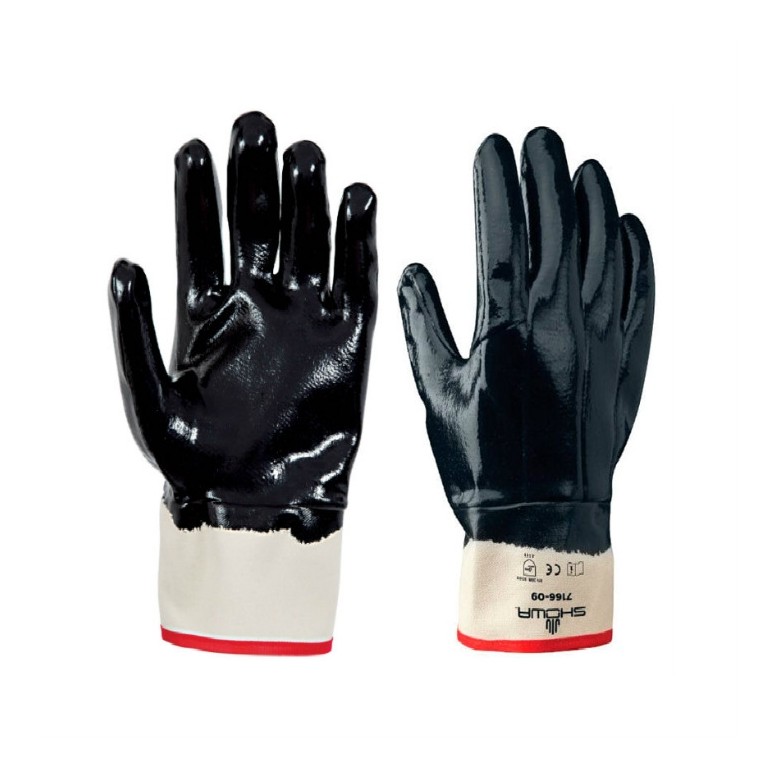 12 Paires - Gants Showa SH7166 nitrile qualité...