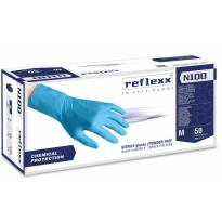 Gants en nitrile Reflexx N100 sans poudre
