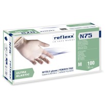 Gants en nitrile Reflexx N75 sans poudre