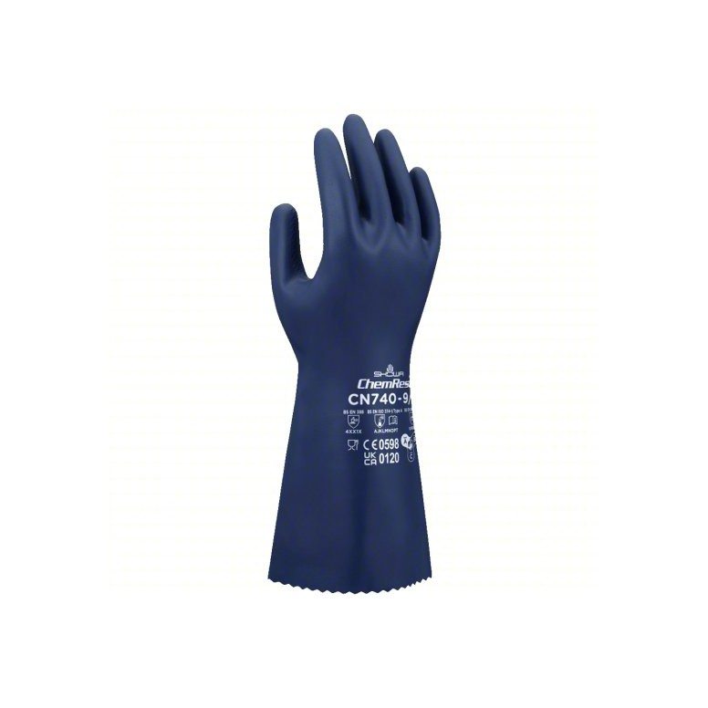 12 Paires - Gants Showa revêtus en Nitrile CN740