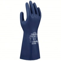 12 Paires - Gants Showa revêtus en Nitrile CN740