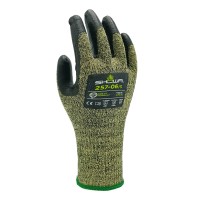 12 Paires - Gants Showa revêtus en Nitrile anticoupure 257