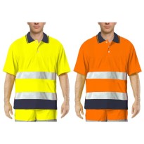 Polo de travail haute visibilité Issa Line Bicolor Hi Vis...