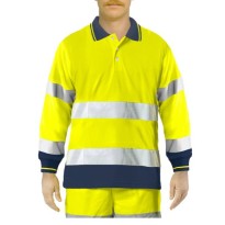 Polo de travail haute visibilité Issa Line Bicolor Hi Vis... 2
