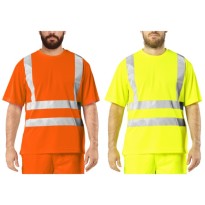 T-shirt de travail haute visibilité Issa Line Basic Tee Hi Vi 08183NTS