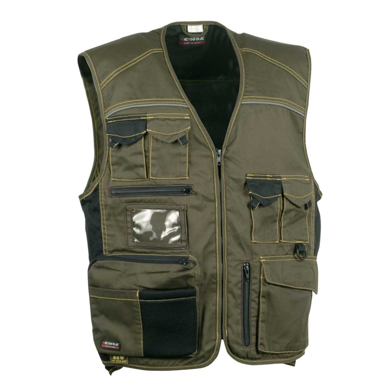 Tous dehors - Gilet de travail à poches...