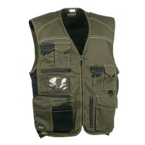 Tous dehors - Gilet de travail à poches multiples Cofra Expert V016-0-00 Taille 50 Couleur Marine Noir