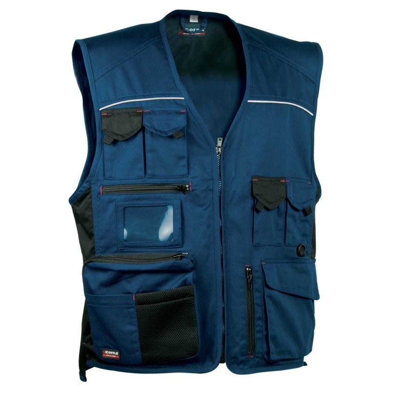 Tous dehors - Gilet de travail à poches...