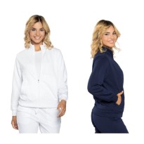 Sweat de travail femme zip long 100% coton Siggi Alexis 04MG0809/00