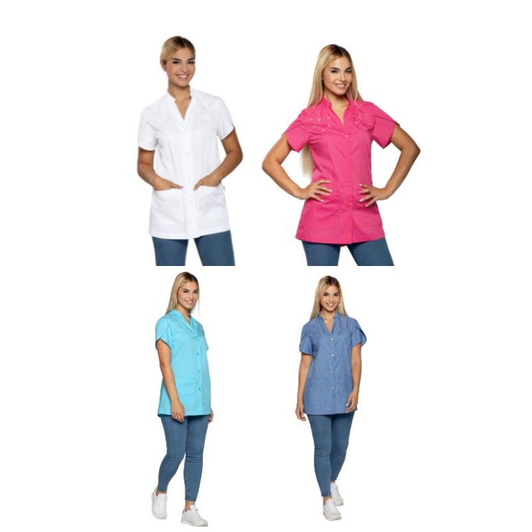 Blouse femme manches courtes Siggi Coraline -...