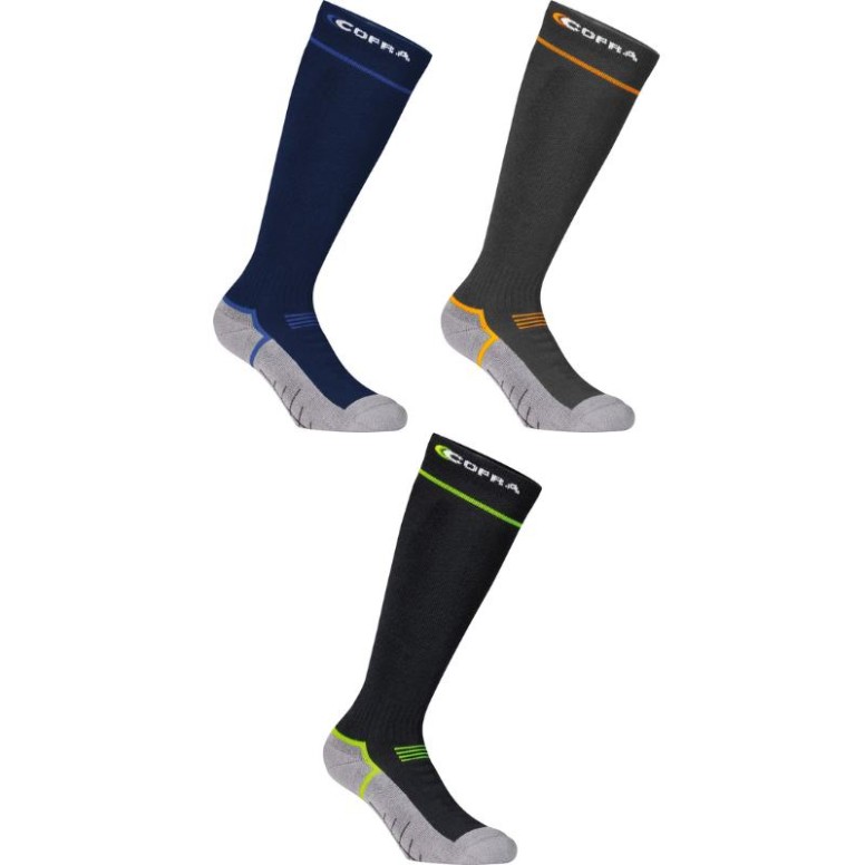 3 Pièces - Chaussettes de travail stretch Cofra...