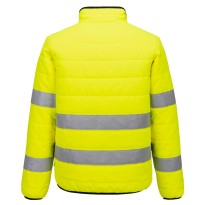 Tous dehors - Veste de travail Portwest haute visibilité Baffle Hi Vis S617 imperméable Taille XL Couleur Jaune Noir