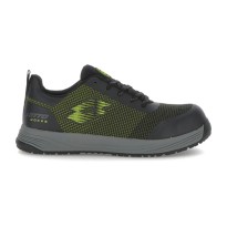 Tous dehors - Chaussures de Sécurité Basses Métal Free Lotto Move 400 S1PL HRO SR 220484 Pointure 44 Couleur Noir Vert