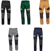 Tous dehors - Pantalon de travail Multipoches stretch...