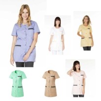 Blouse de travail Molinel Carole CAROLEMCBC/MI Multipoches Femme Esthéticienne