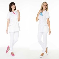 Blouse de travail Molinel JULIETFMCBC\AZ pour femme, restauration