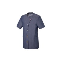 Blouse de travail Molinel JUSTINETFMCANI pour femme esthéticienne et coiffeuse