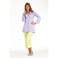Blouse de travail Molinel Laurie LAURIEMTPA/PO  multipoches bien-être sanitaire femme avec manches convertibles