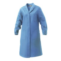 Tous dehors - Blouse de travail pour femmes Carla Siggi 100% coton Taille S Couleur Bleu