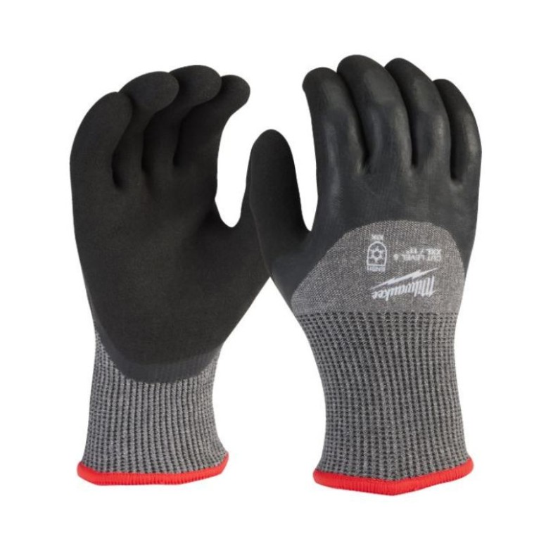 12 Paires - Gants de Travail Hiver Enduits de...