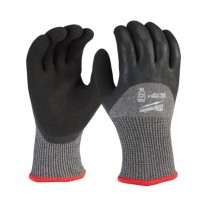 12 Paires - Gants de Travail Hiver Enduits de Latex CAT.5 Coupe E Milwaukee 4932479562