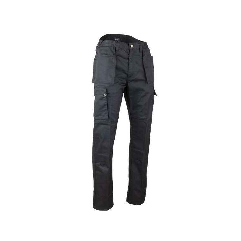 Pantalon de travail LMA Cendre ETJ79 multipoches