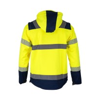 Veste de travail LMA Viseur 2227 haute visibilité multipoches imperméable softshell