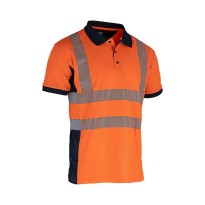 Polo de travail LMA Prevoyance 9154 haute visibilité