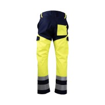 Pantalon de travail LMA Xenon 1712 haute visibilité multipoches multirisques sans métal