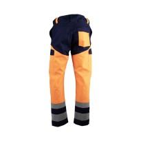 Pantalon de travail LMA Galaxie 1849 haute visibilité multipoches multirisque sans métal