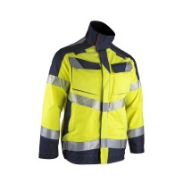 Veste de travail LMA Cesium 2321 haute visibilité multipoches multirisques sans métal