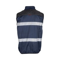Gilet de travail LMA Lighter 5105 haute visibilité multipoches metalfree softshell imperméable