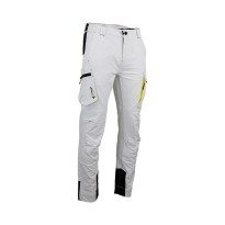 Pantalon de travail LMA Contraste 1915 multi-poches stretch sans métal