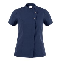 Tous dehors - Veste coréenne à manches courtes pour femme chef cuisinier Giblor's Megan Lady 23P08G218 Taille M Couleur Bleu