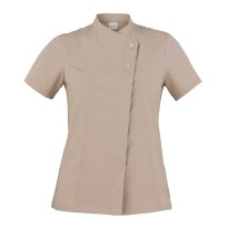 Tous dehors - Veste coréenne à manches courtes pour femme chef cuisinier Giblor's Megan Lady 23P08G218 Taille M Couleur Bleu
