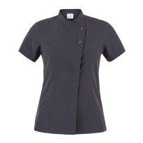 Tous dehors - Veste coréenne à manches courtes pour femme chef cuisinier Giblor's Megan Lady 23P08G218 Taille M Couleur Bleu