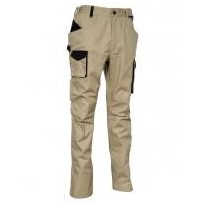 Tous dehors - Pantalons de travail extensibles à poches multiples Cofra Mompach V566-0-00 Taille 50 Couleur Boue noire