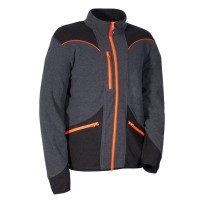 Tous dehors - Sweat de travail micropolaire multipoches Cofra Grebo V628-0-02 Taille L Couleur Boue Noir Jaune