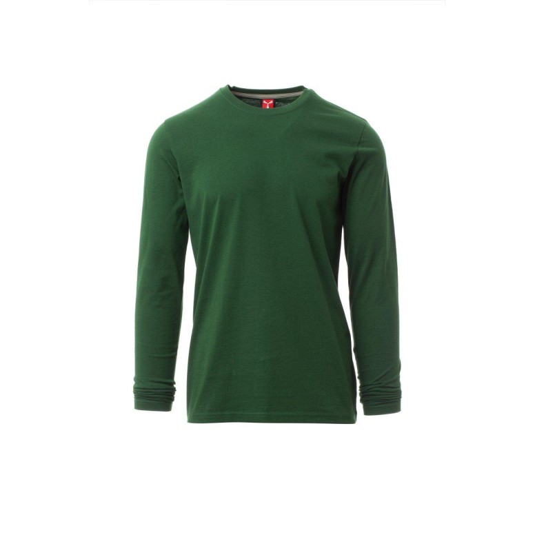T-shirt Col Rond à Manches Longues en Coton...