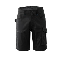 Tous dehors - Bermuda de travail Rossini R-Evolution A00790 Stretch Multipoches Taille M Couleur Noir