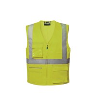 Gilet de travail Multipoches Haute Visibilité Rossini Ken Hi-Vis HH229