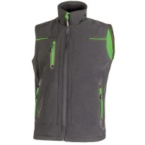 Tous Dehors - Gilet de travail polyvalent en Softshell extensible U-Power Universe FU188BC couleur Carbone noir taille S