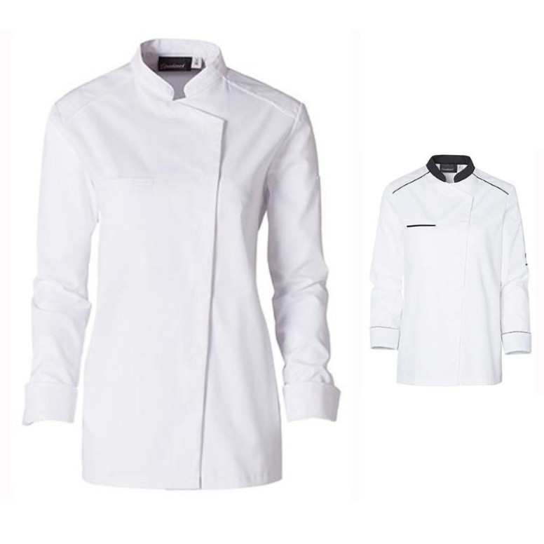 Veste de cuisine manches longues femme Molinel...