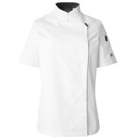 Veste de cuisine femme Molinel Shade 06673641001 Chef cuisine manches courtes