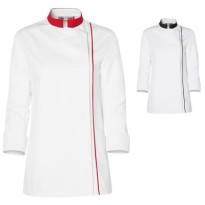 Veste de cuisine femme Molinel Ajik 29913601116 chef cuisine manches longues