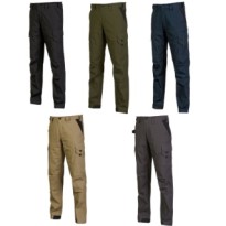 Tous dehors - Pantalon de Travail Multipoches Stretch...