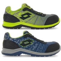 Tous dehors - Chaussures de Sécurité Basses Lotto Hit 400 S1P SRC 211779 Pointure 43 Couleur Vert